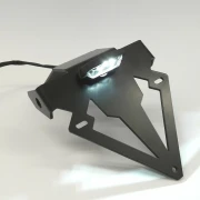LED Mini Kennzeichenbeleuchtung "FINE" E-geprüft Motorrad schwarz